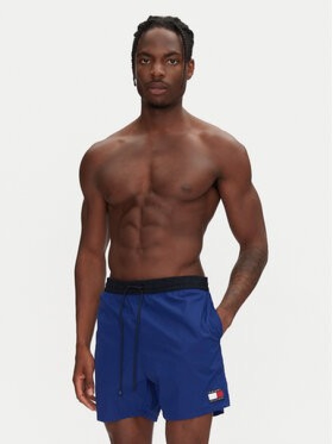 Tommy Hilfiger Szorty kąpielowe UM0UM03455 Niebieski Regular Fit