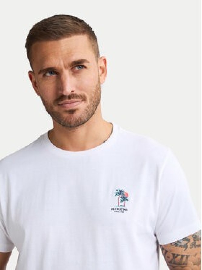 Petrol Industries T-Shirt M-1050-TSR644 Biały Regular Fit