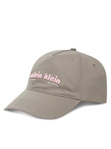 Calvin Klein Czapka z daszkiem Small Monogram LV04G5061G Szary