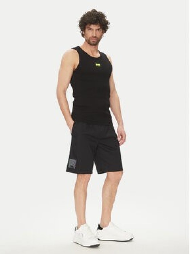 KARL LAGERFELD Szorty sportowe 265709 552600 Czarny Regular Fit