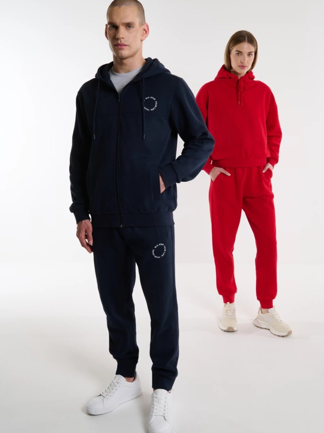 Bluza męska z kapturem granatowa Ajron 403/ Kersyn 403