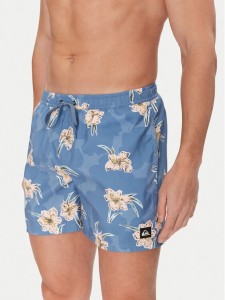 Quiksilver Szorty kąpielowe Everyday Straight Volley 15 EQYJV04121 Niebieski Regular Fit