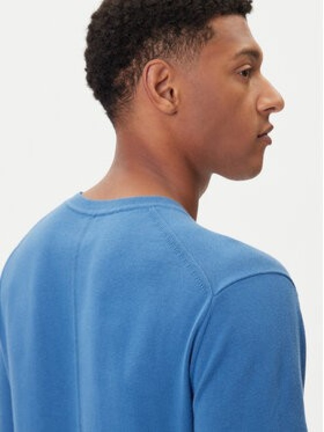 Calvin Klein Sweter LV040BM343 Niebieski Regular Fit