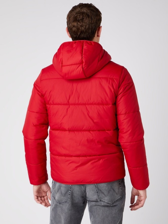 WRANGLER THE PUFFER MĘSKA KURTKA ZIMOWA RED W4D6WRX47 112141357