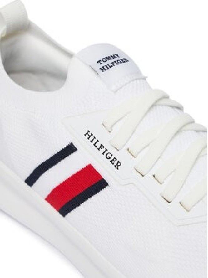 Tommy Hilfiger Sneakersy Lightweight Knitted Runner FM0FM05756 Biały