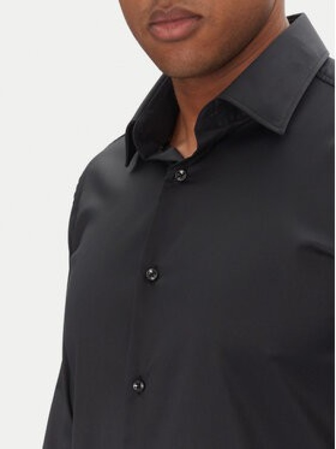 BOSS Koszula P-Hank 50503356 Czarny Slim Fit