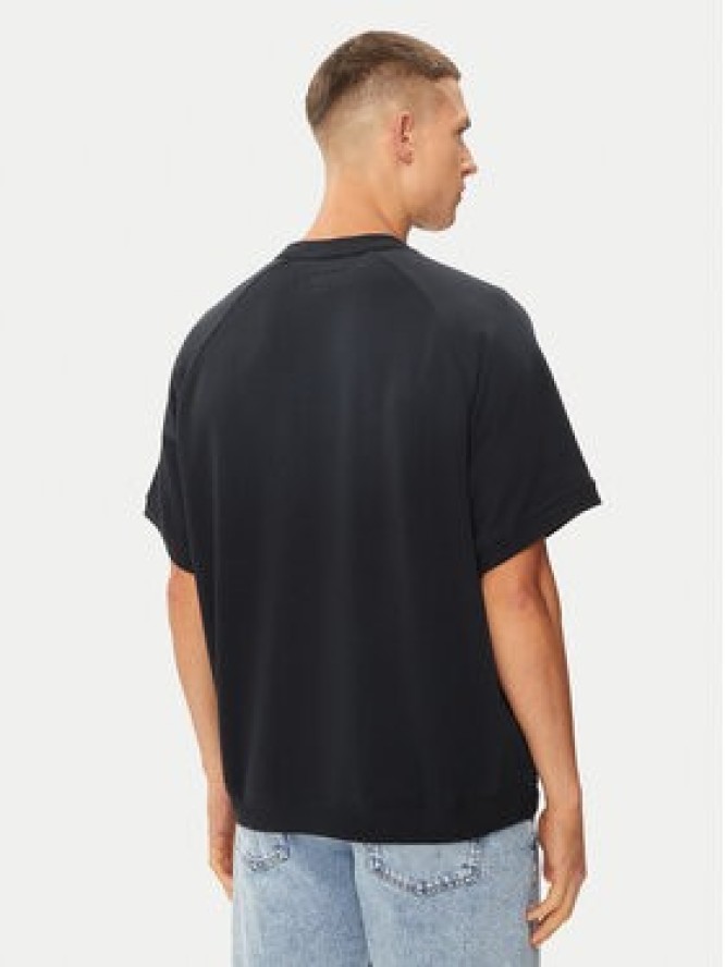 Converse T-Shirt M Retro Chuck Ss Crew 10026428-A01 Czarny Regular Fit