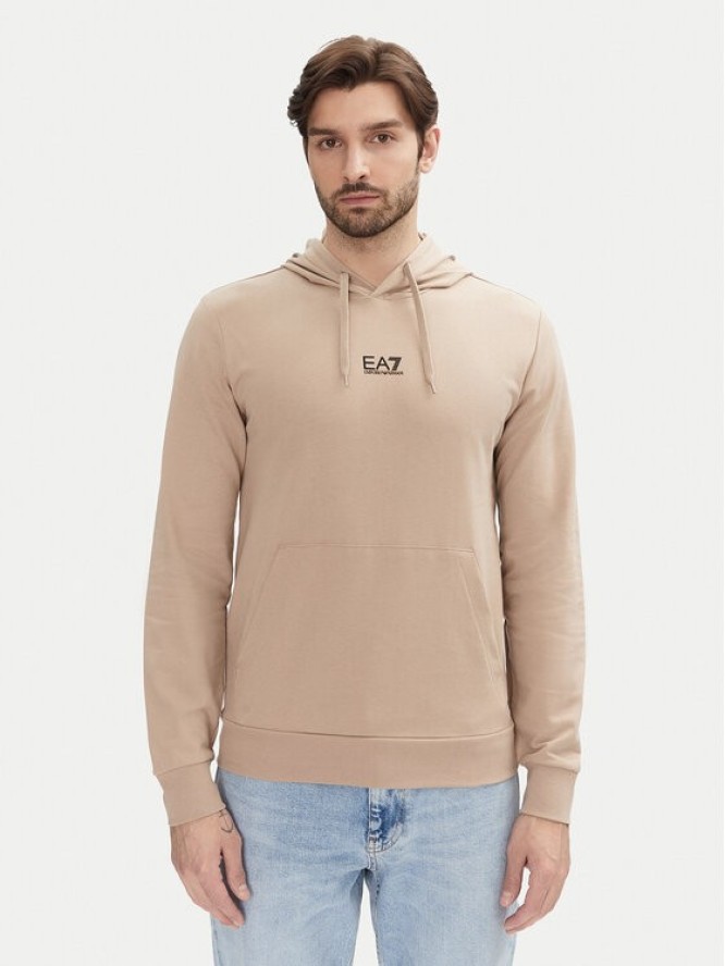 EA7 Emporio Armani Bluza 8NPM32 PJVRZ U6155 Beżowy Regular Fit