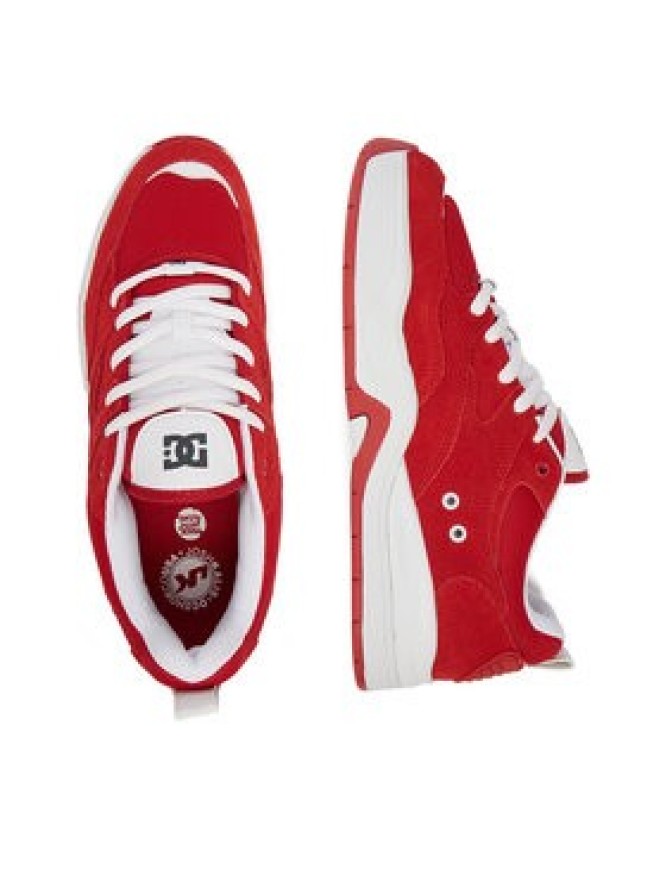 DC Shoes Sneakersy EO-DC ASCEND LE DC01861609 Czerwony jasny
