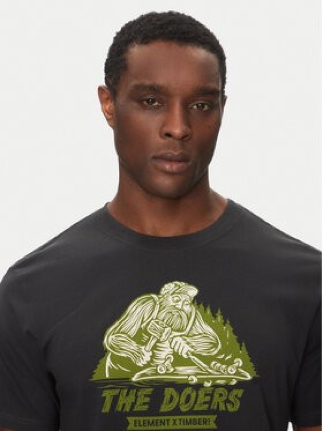 Element T-Shirt ELYZT00521 Czarny Regular Fit