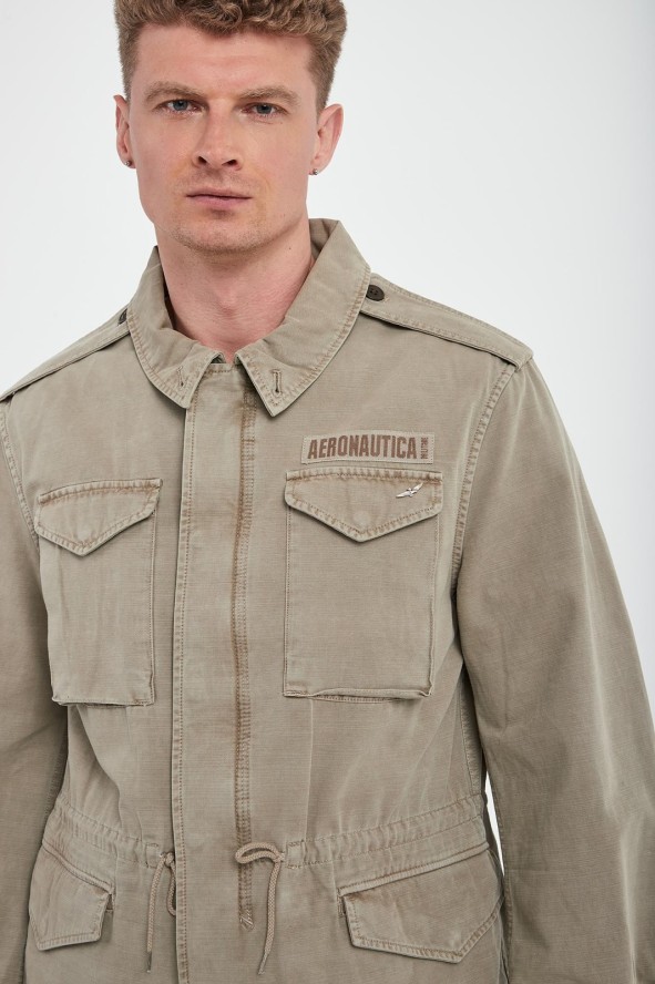 Kurtka męska z kołnierzem AERONAUTICA MILITARE