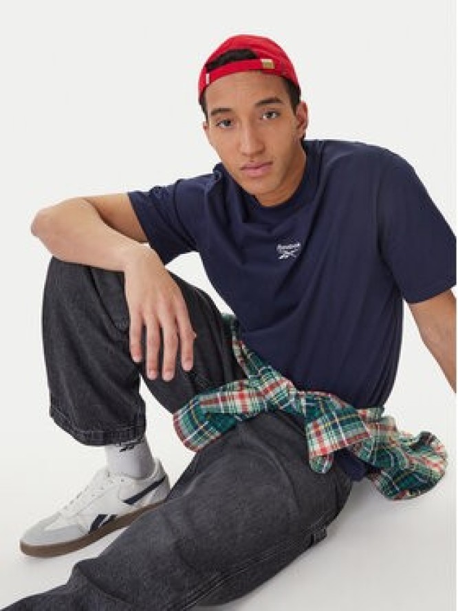 Reebok T-Shirt Branagan RK25561CCM Granatowy Regular Fit