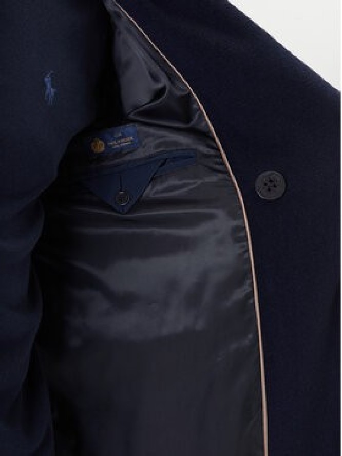 Paul&Shark Płaszcz wełniany 15312361 Granatowy Regular Fit