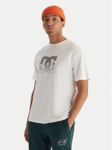 DC Shoes T-Shirt EDYZT04346 WBB0 Biały Regular Fit