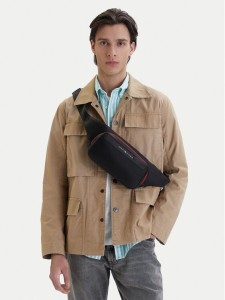 Tommy Hilfiger Nerka Th Foundation Bumbag AM0AM14159 Czarny