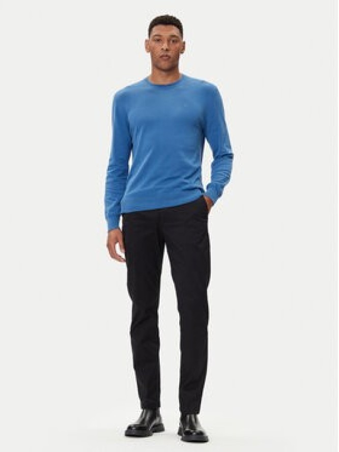 Calvin Klein Chinosy LV040EM633 Czarny Slim Fit