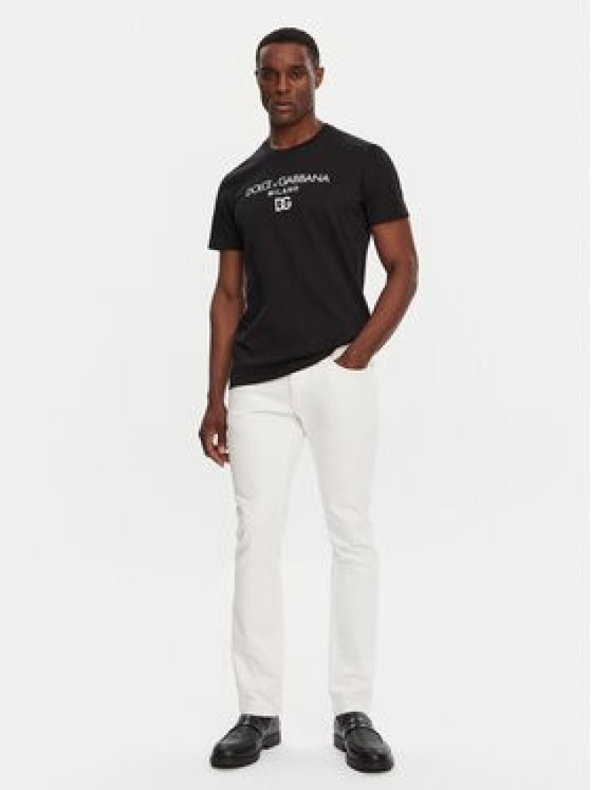 Dolce&Gabbana T-Shirt G8PD7Z G7B9X Czarny Regular Fit