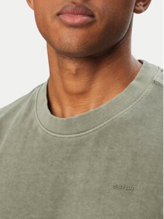 G-Star Raw T-Shirt Base D28588-E517 Zielony Regular Fit