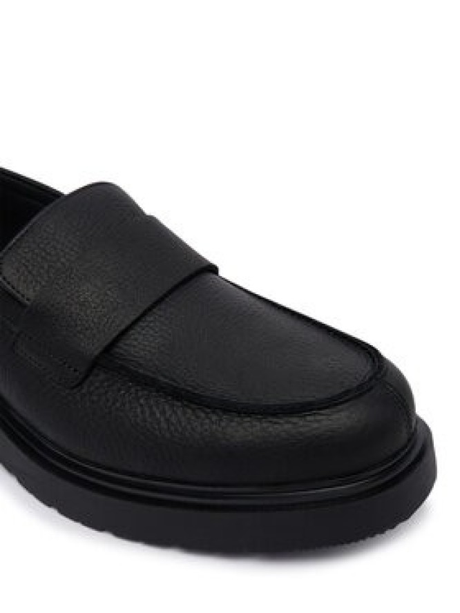 Calvin Klein Loafersy Combat Ess Loafer Tu Lth HM0HM02347 Czarny
