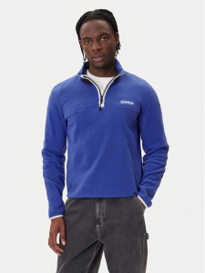 Napapijri Polar T-Dergana NP0A88UZ Niebieski Regular Fit