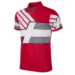 Szwajcaria 1990 - 92 - Koszulka Piłkarska Retro - Czerwona – COPA Football
