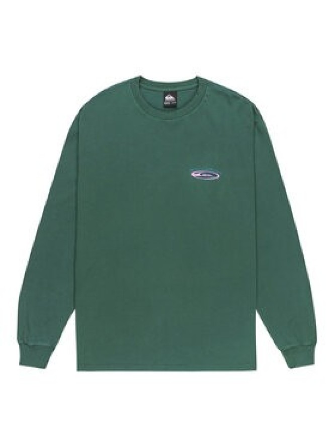 Quiksilver Longsleeve Hw Hollow Coves EQYZT08202 Zielony Comfort Fit