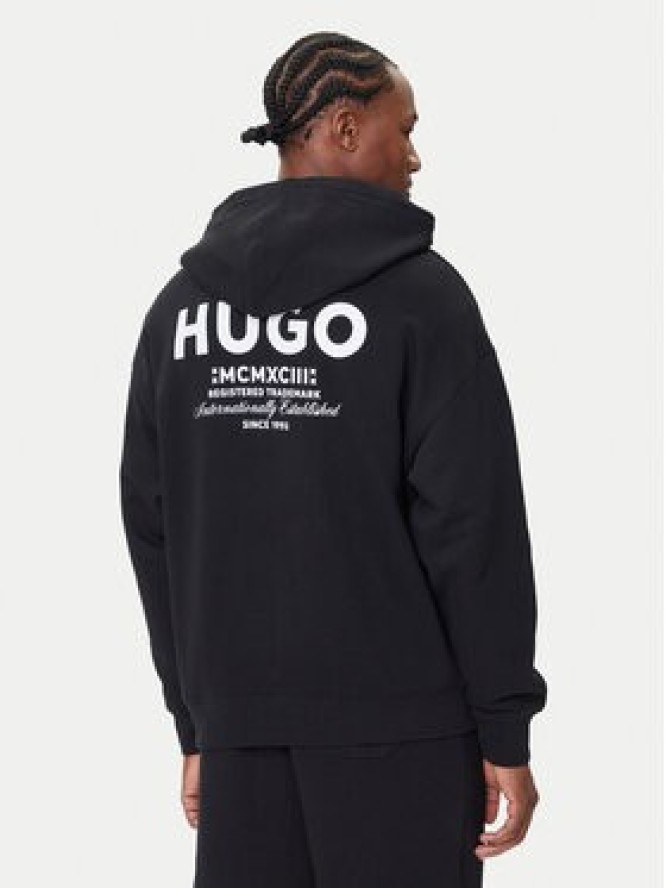 HUGO Bluza Nazardo 50510724 Czarny Loose Fit