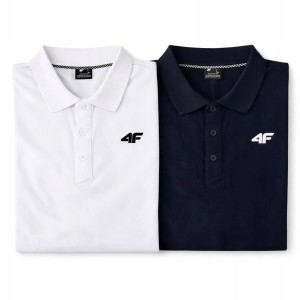 KOSZULKA POLO MĘSKA 4F T-SHIRT KOMPLET ZESTAW 2 SZTUKI