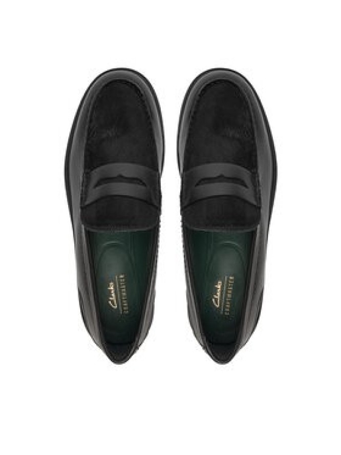 Clarks Mokasyny CraftJames Lo 26184686 Czarny