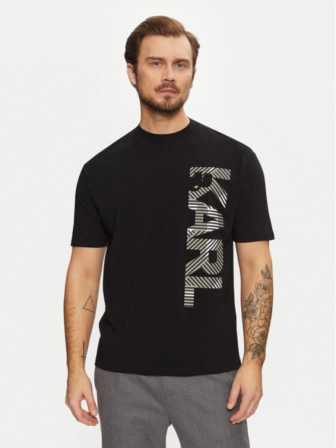 KARL LAGERFELD T-Shirt 755198 551221 Czarny Regular Fit