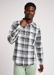 LEE MĘSKA KOSZULA LEESURE SHIRT OLIVE GROVE 112350073 L66N045022