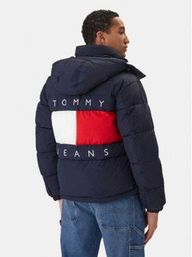 Tommy Jeans Kurtka zimowa DM0DM22730 Granatowy Regular Fit