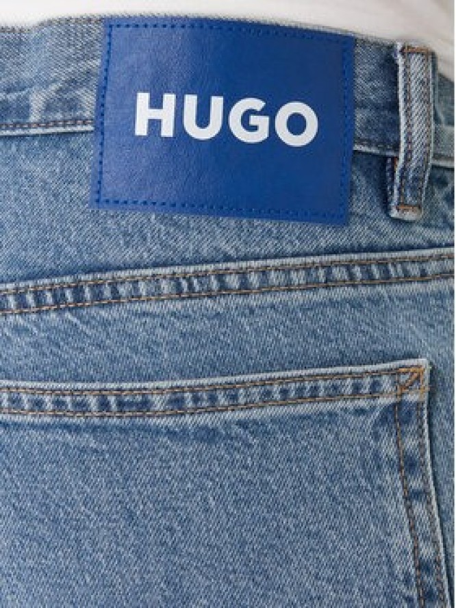 HUGO Jeansy Ash 50551895 Niebieski Slim Fit
