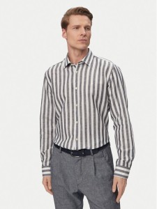 JOOP! Koszula Pit1 30102693 Granatowy Slim Fit