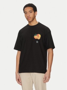 HUGO T-Shirt Dartiee 50537576 Czarny Oversize
