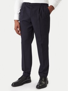 BOSS Spodnie materiałowe C-Perin-DPL 50545822 Granatowy Tapered Fit