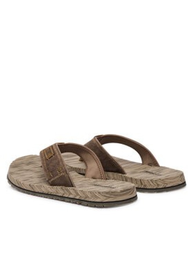 Skechers Japonki Quill - Seaside 205719/BRN Brązowy