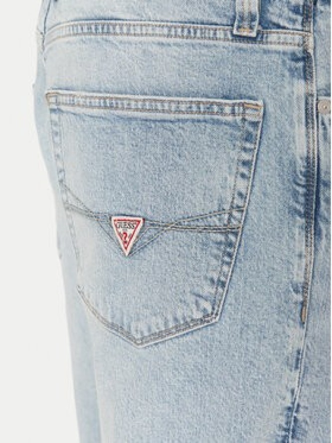 Guess Szorty jeansowe M5GDV2 D4Z84 Niebieski Slim Fit