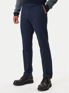 BOSS Spodnie garniturowe C-Genius 50555035 Granatowy Slim Fit
