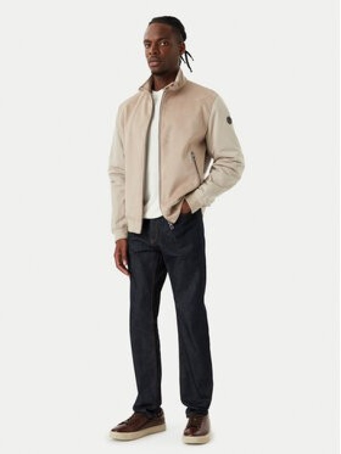 JOOP! Kurtka przejściowa Jo-370Clunie 30103263 Beżowy jasny Regular Fit