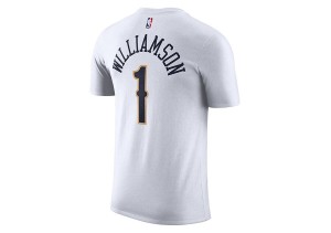 Koszulka męska nike new orleans pelicans zion williamson tee white