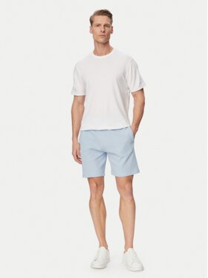 BOSS Szorty sportowe Structure 50540581 Niebieski jasny Regular Fit