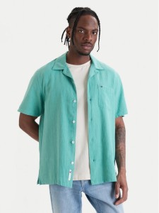 Tommy Jeans Koszula DM0DM23058 Zielony Regular Fit