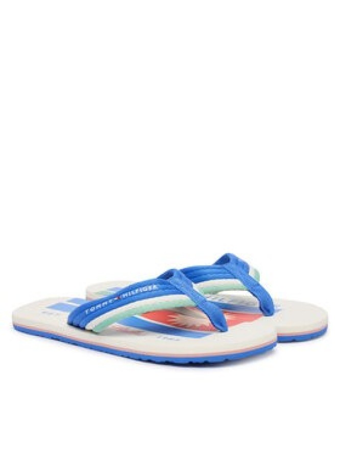Tommy Hilfiger Japonki Patch Hilfiger Beach Sandal FM0FM05903 Niebieski
