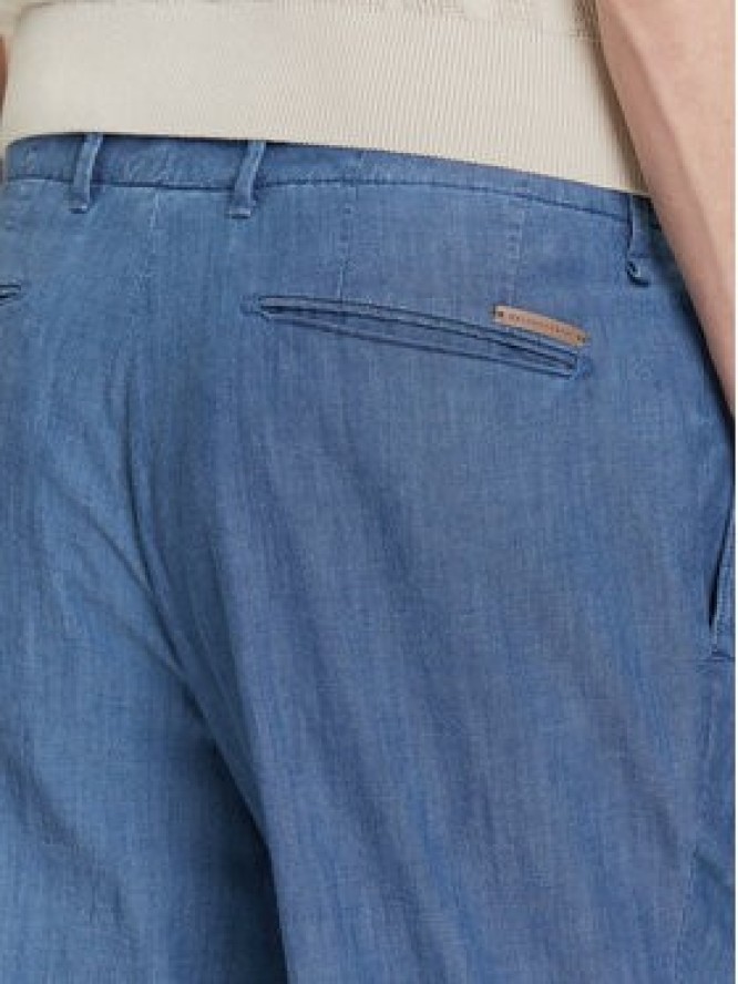 Baldessarini Chinosy B1 19127.1366 Niebieski Regular Fit