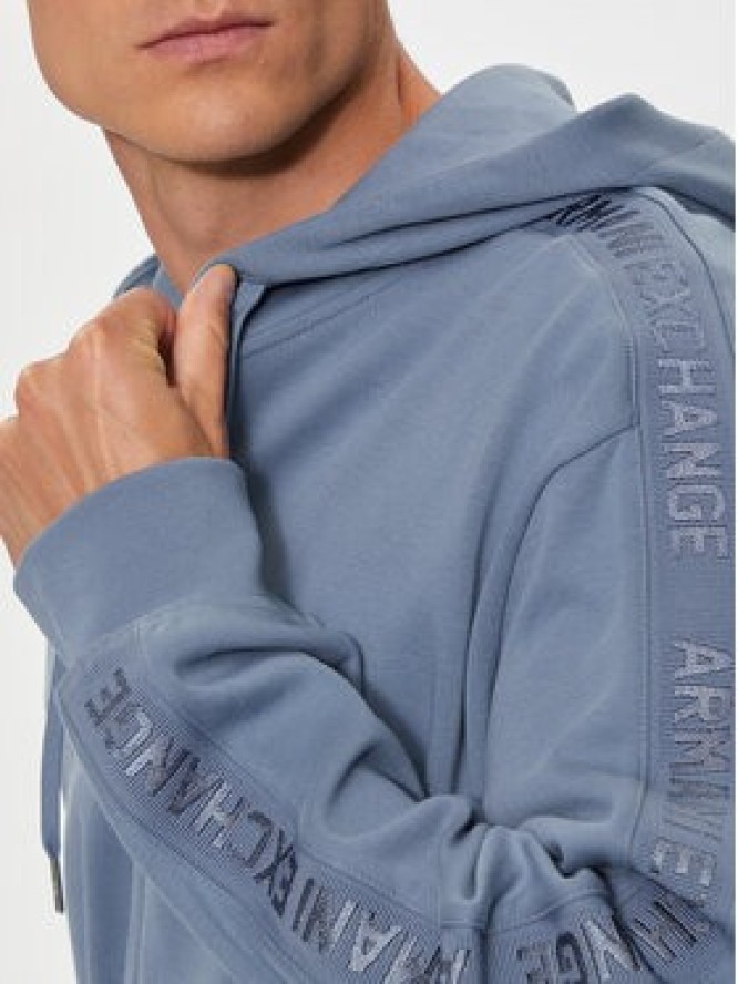 Armani Exchange Bluza 6DZMLC ZJNNZ 15DU Niebieski Regular Fit