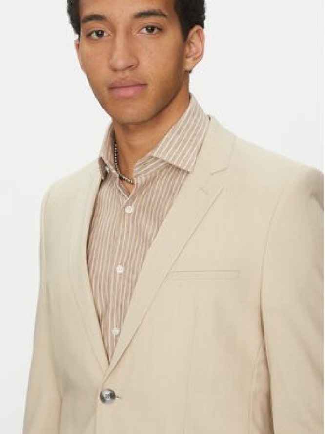 HUGO Garnitur Arti/Hesten232X 50540341 Beżowy Extra Slim Fit