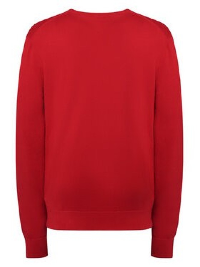 Tommy Hilfiger Sweter Essential Ssnl MW0MW39999 Czerwony Regular Fit