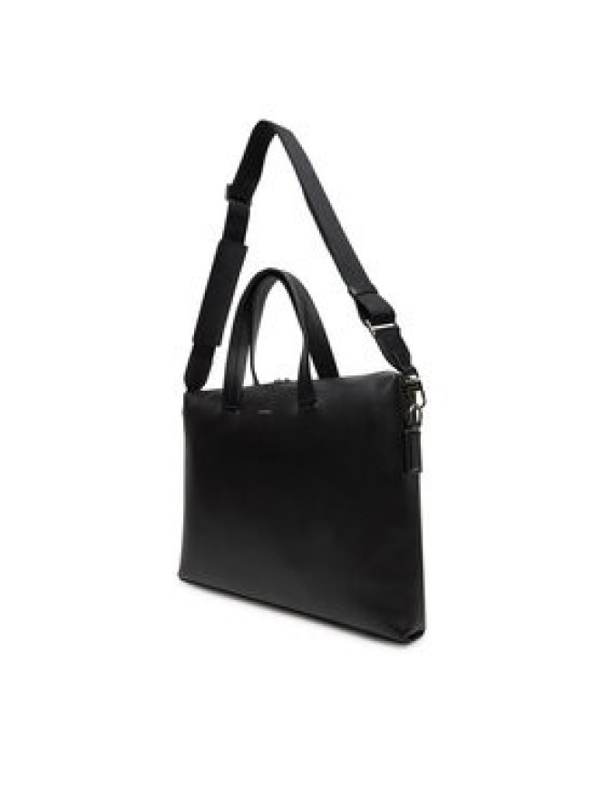 Calvin Klein Torba na laptopa Ck Premium Leather Laptop Bag K50K512939 Czarny