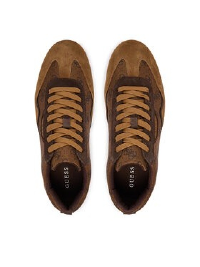 Guess Sneakersy FMPOLM FAL12 Brązowy